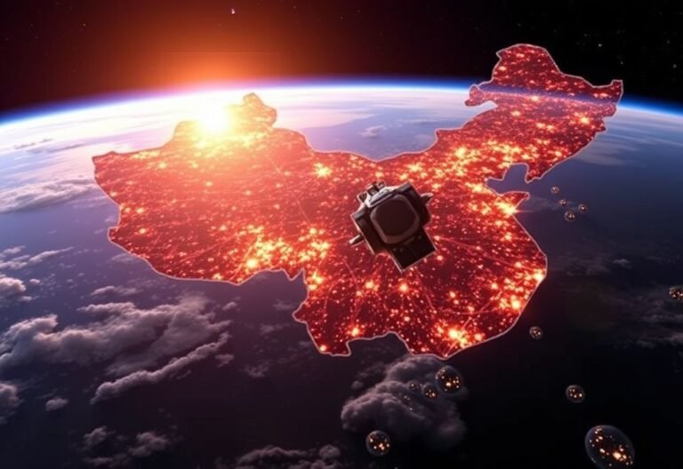 China launches first satellites for largest space computing network