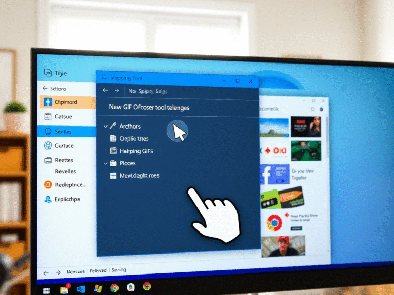 Microsoft Adds GIF Support to Snipping Tool in New Windows Update