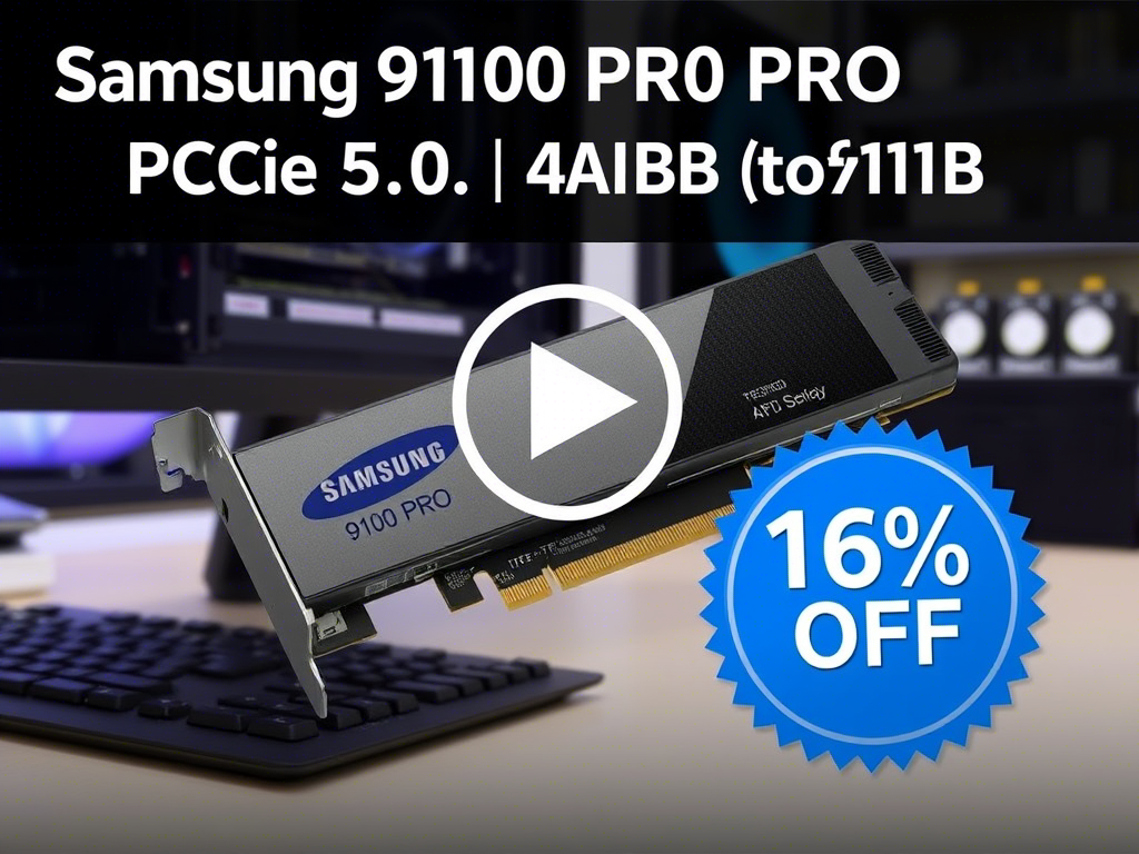 Samsung’s 4TB 9100 PRO PCIe 5.0 SSD Drops to 16% Off – Best Price Yet 4e1777b5 a379 4556 8b91 2ac3f8b3b6e6