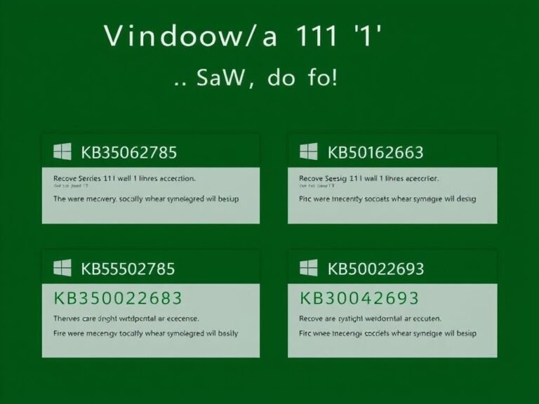 Microsoft Releases July 2025 Patch Tuesday Updates for Windows 11: KB5062785, KB5062683, and More