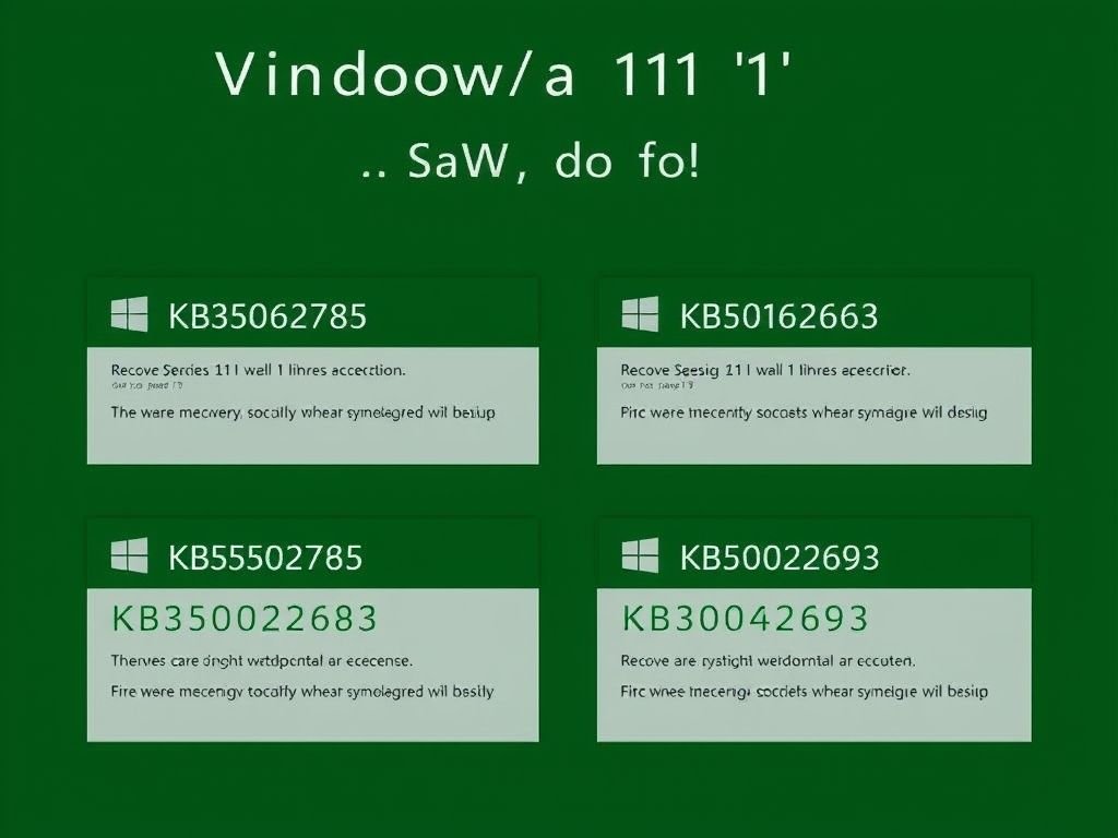 Microsoft Releases July 2025 Patch Tuesday Updates for Windows 11: KB5062785, KB5062683, and More 555